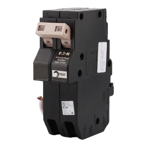 CHN230GF GFCI test button for quick safety checks.