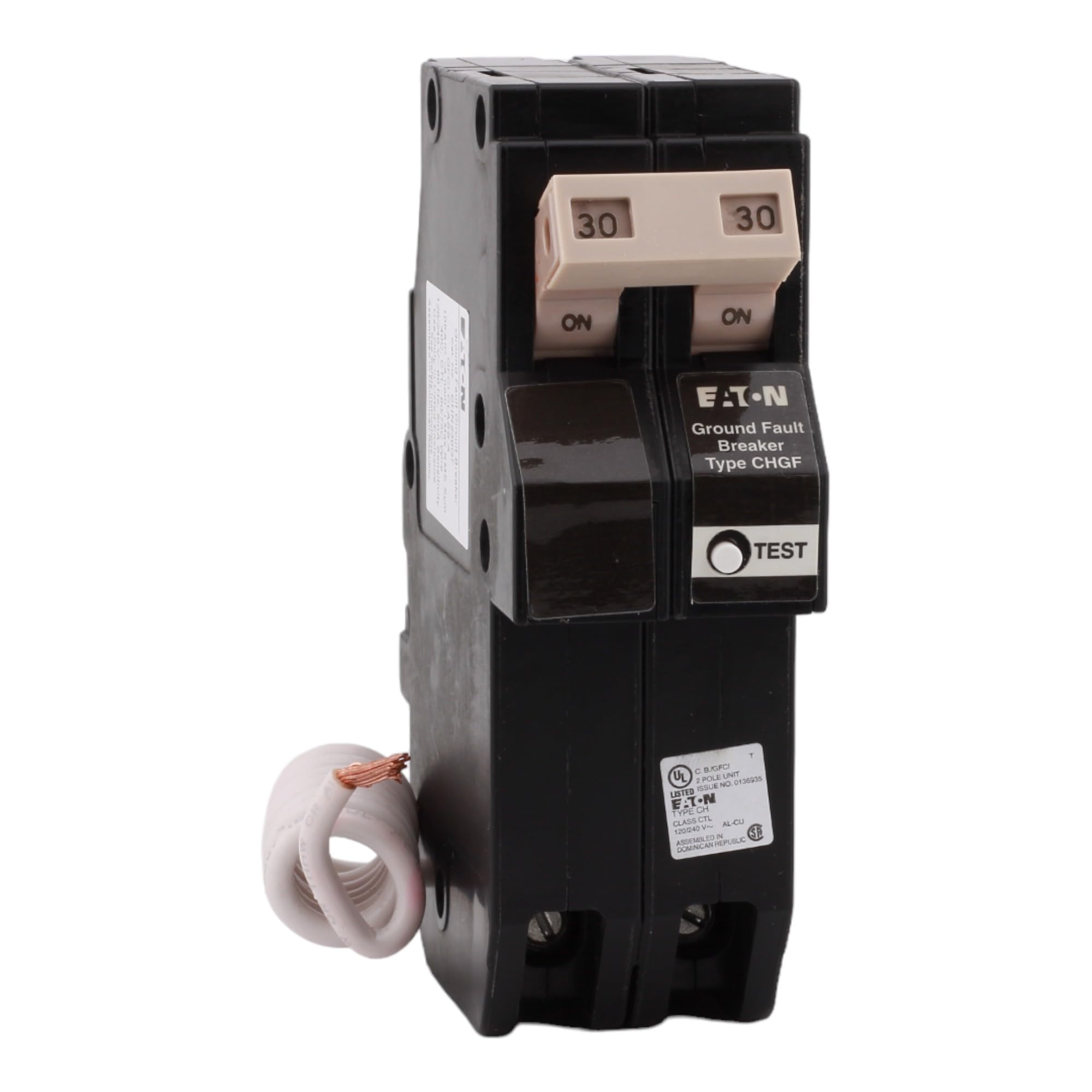Cutler Hammer CHN230GF side connection for easy wiring.