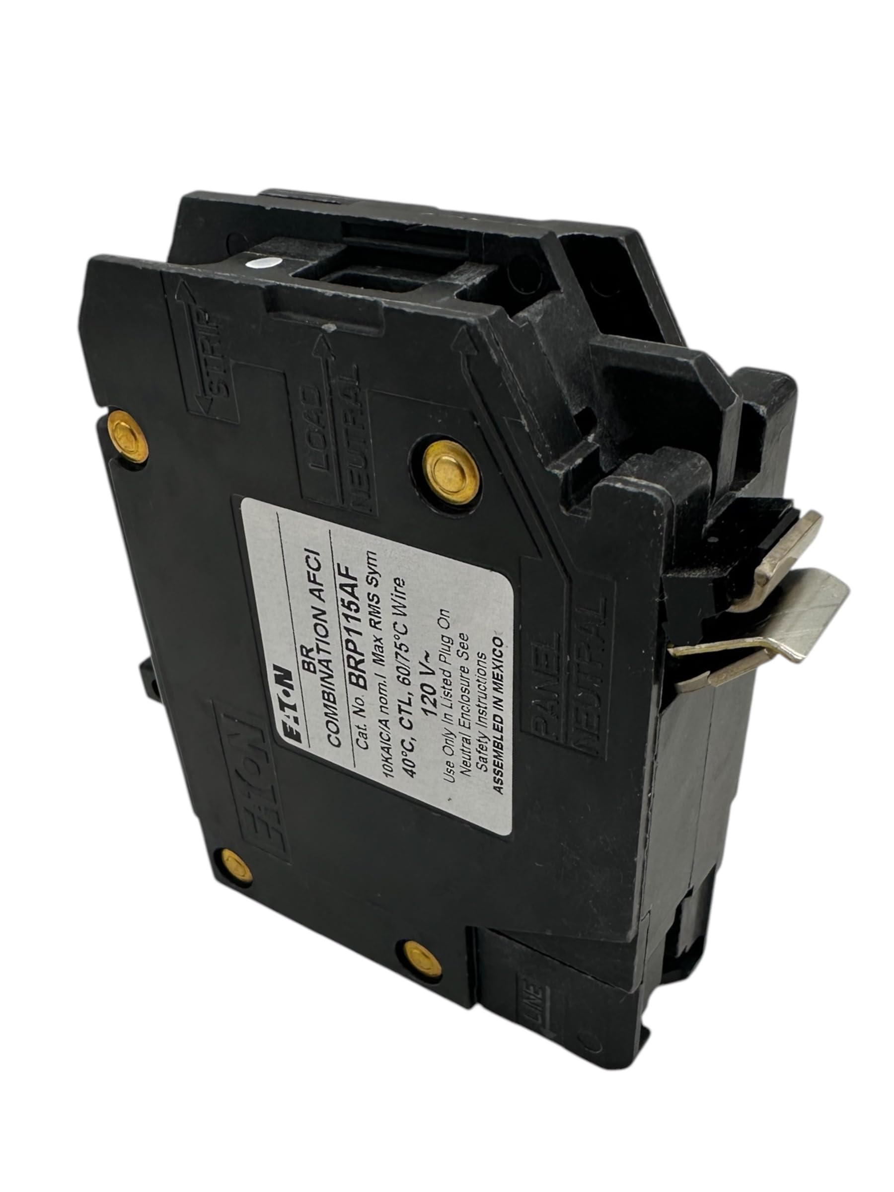 CUTLER HAMMER Eaton BRP115AF packaging image shows dimensions and weight for quick planning