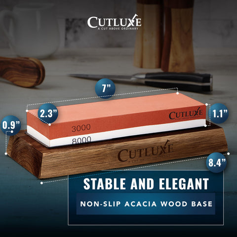Cutluxe complete kit includes all components for a full sharpening routine.