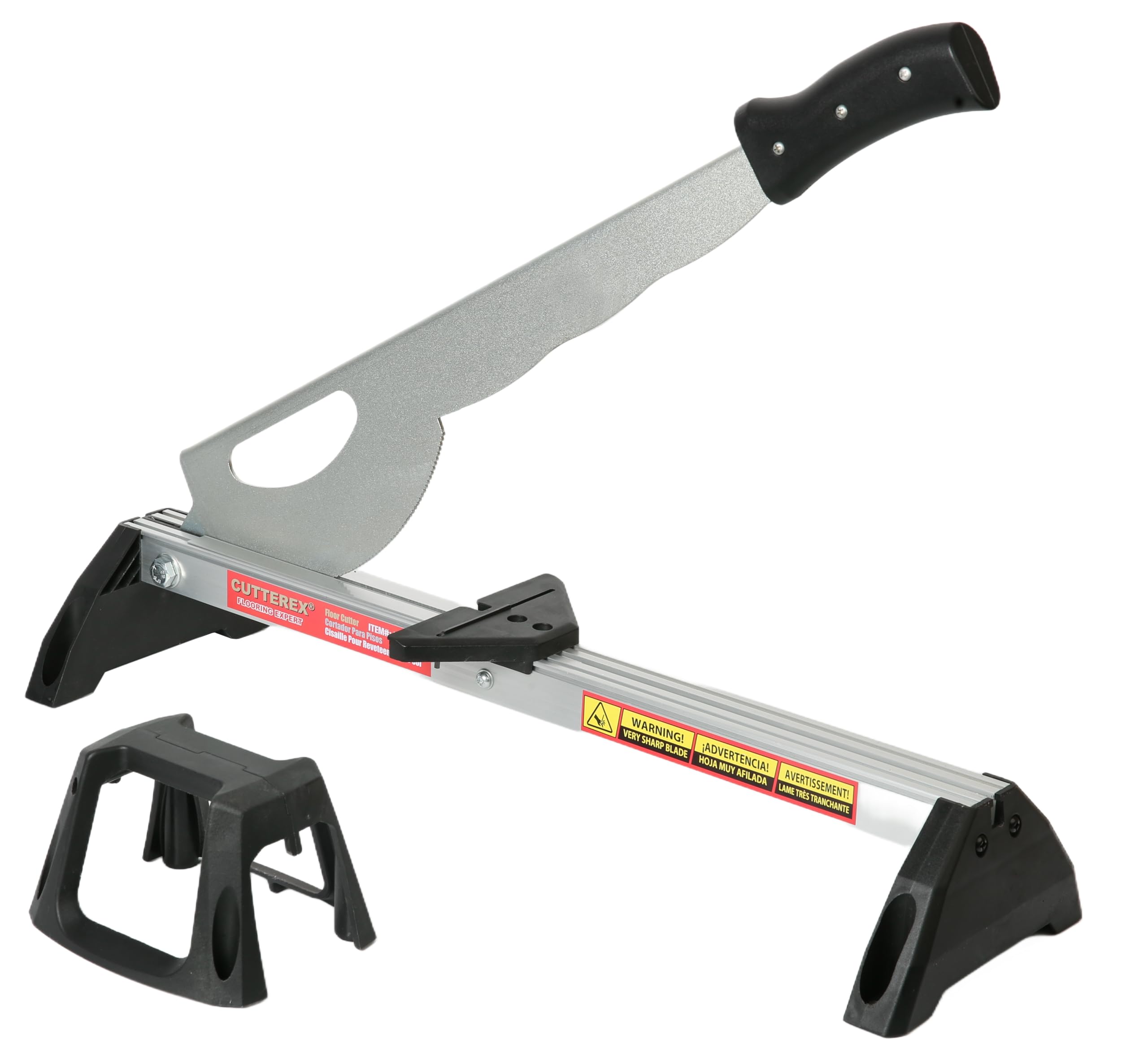 Cutterex four rubber feet prevent floor scratches during cutting