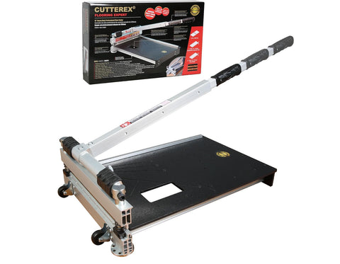 Cutterex heavy-duty 13 floor cutter enabling wide cuts for laminate and vinyl floors.