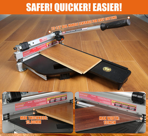 CUTTEREX high-speed steel blade delivers neat cuts on laminate and vinyl