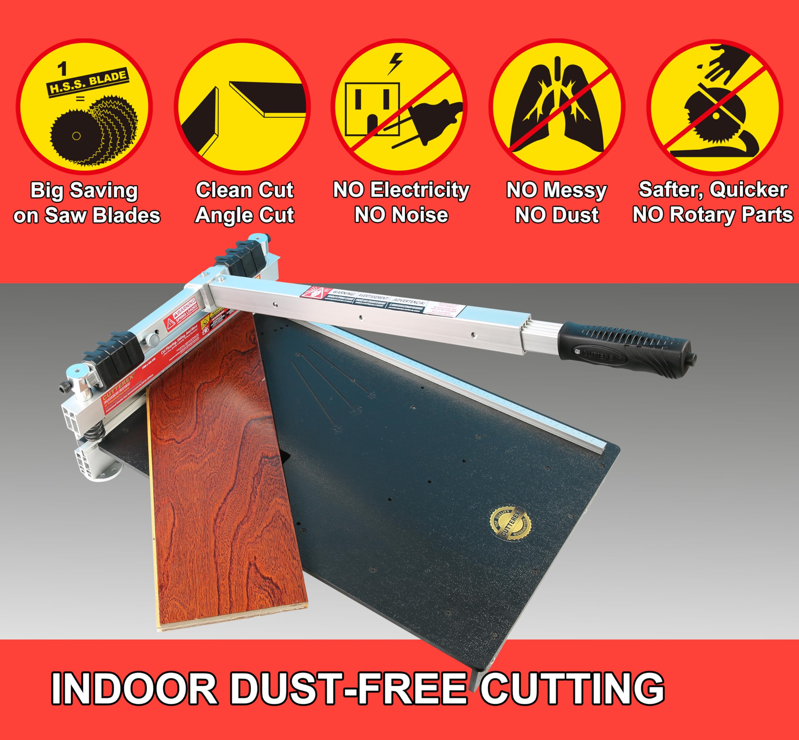 Cutterex wall-siding capability supports fiber-cement and vinyl siding panels.