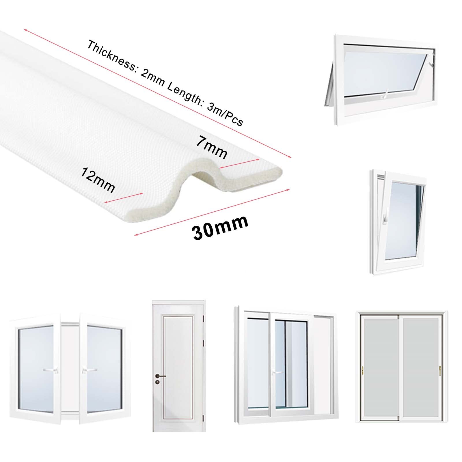 Cuysfead door bottom sweep installed for better insulation