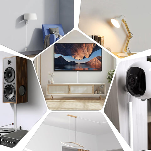 Cuysfead tool-free install cable management saves time and protects walls.