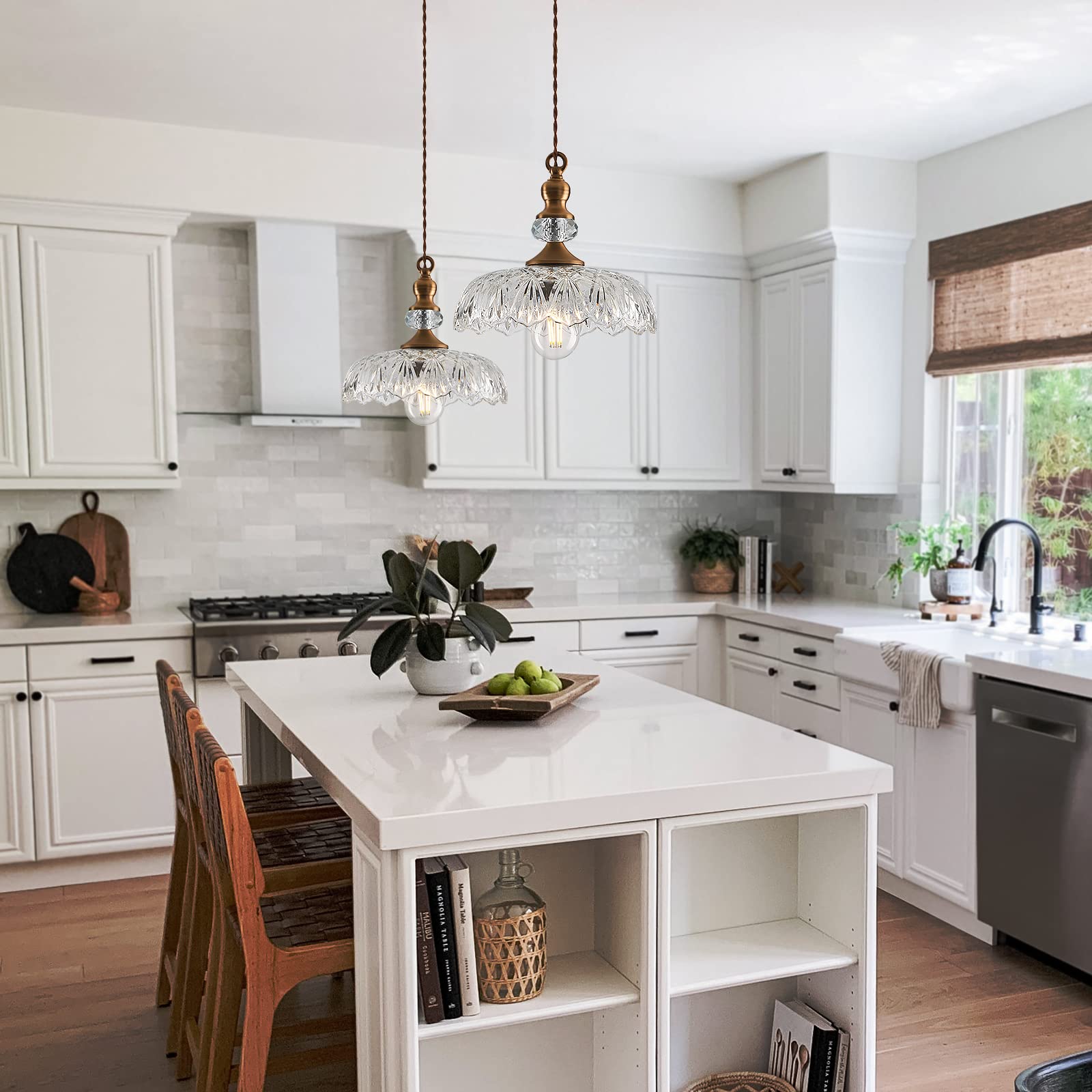 CVKASH easy-installation pendant light with all hardware and guide
