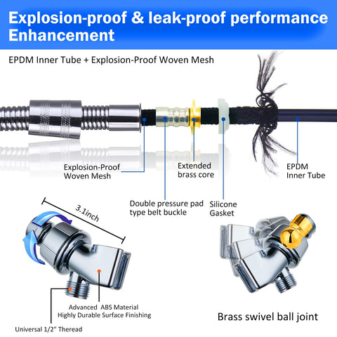 CWPW long hose connected to the unit supports flexible rinsing and cleaning