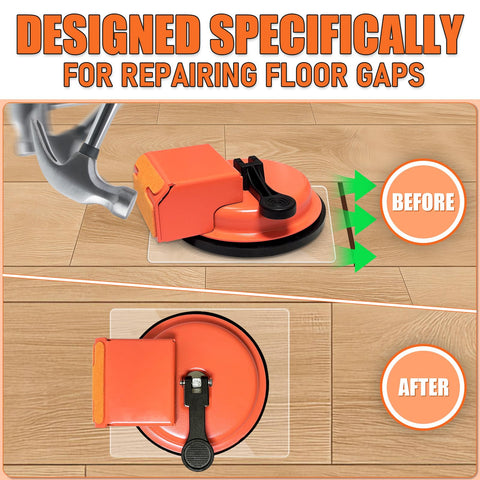 CWD&SQH tool at work on wood and laminate floor area