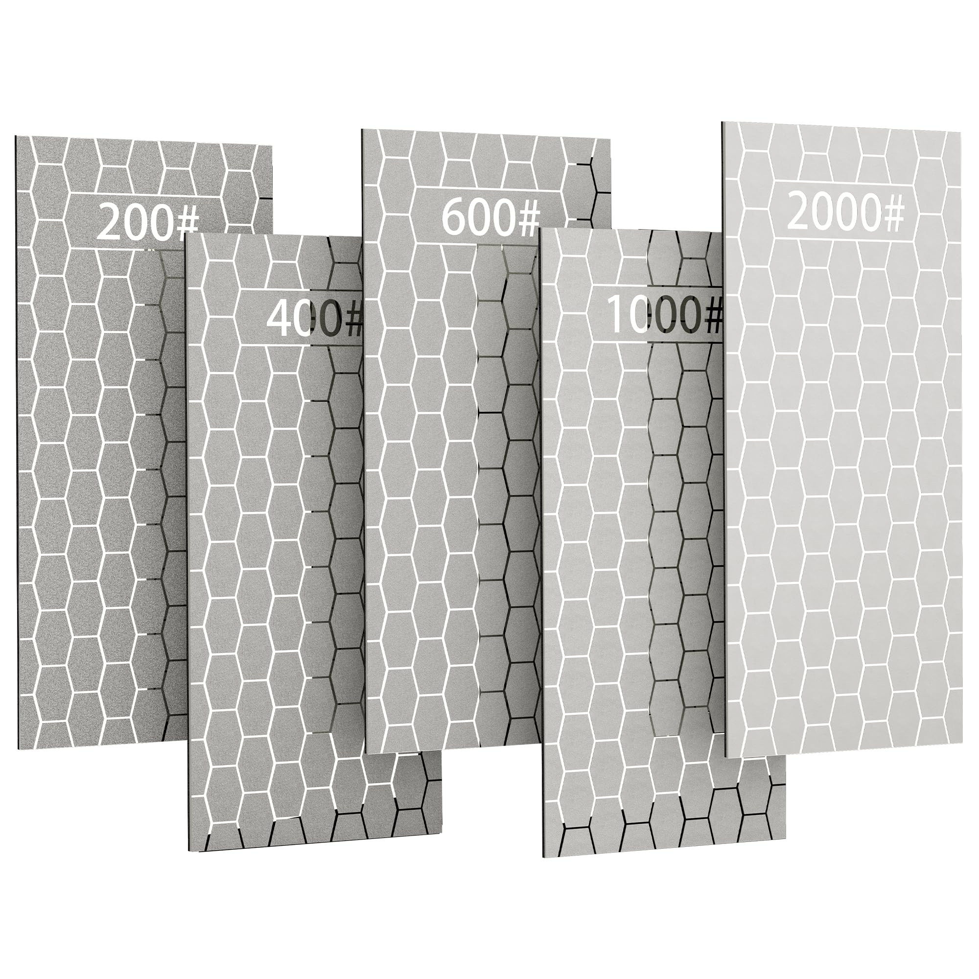 CWOVRS diamond sharpening stone with honeycomb surface for precise edge restoration.