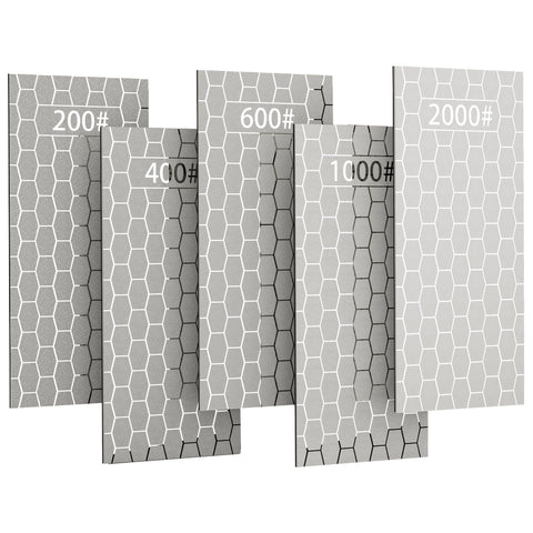 CWOVRS diamond sharpening stone with honeycomb surface for precise edge restoration.