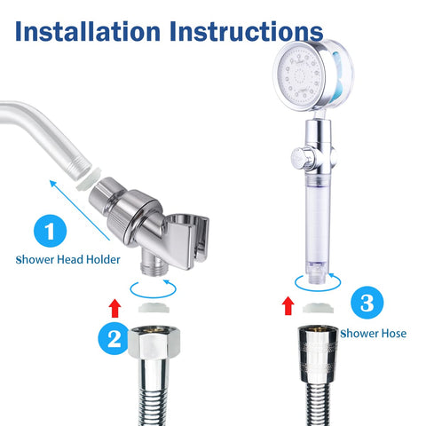 CWPW ANTOWER shower arm bracket included for secure mounting.