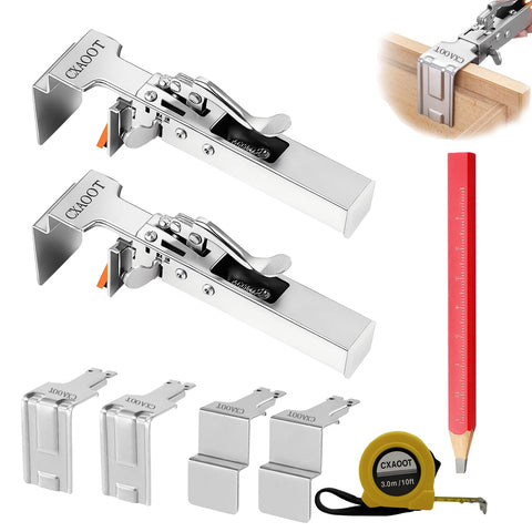 CXAOOT drawer front installation clamps set for precise cabinet alignment during installation