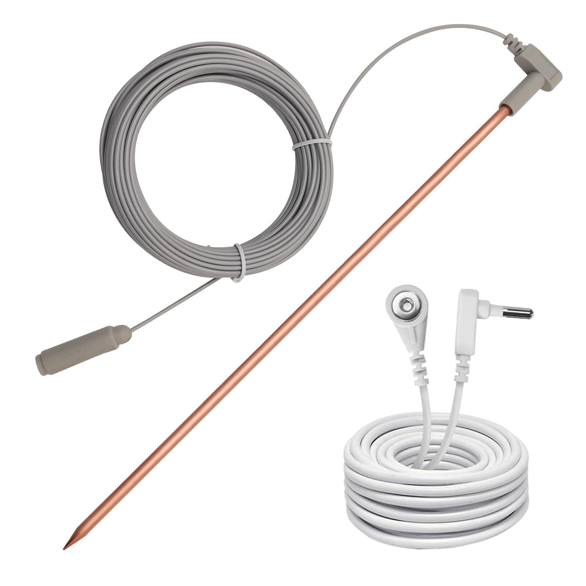 CYANTEKOMS copper grounding rod 12in for stable earth grounding