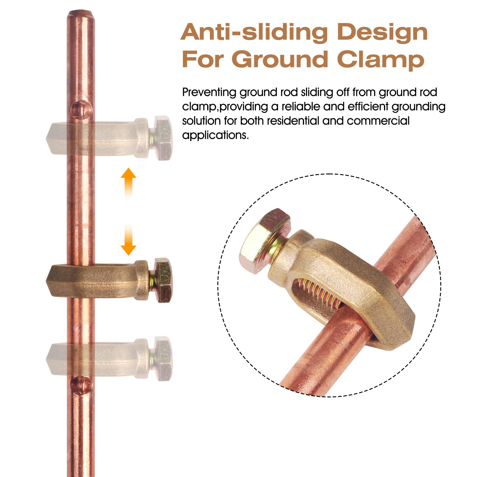 CYANTEKOMS copper-clad grounding rod for high conductivity and protection.