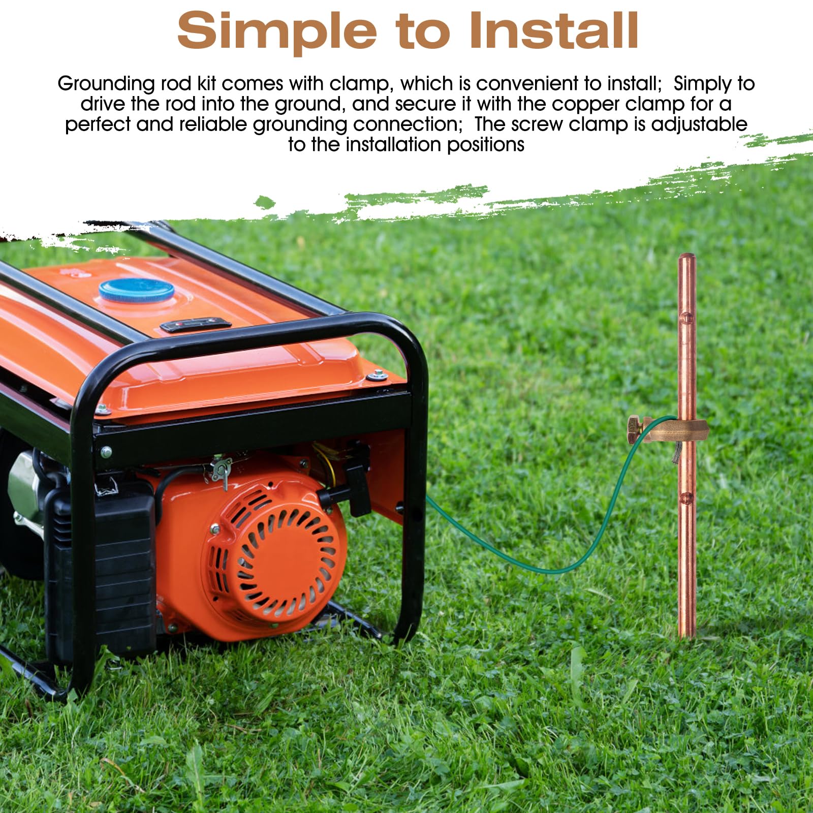 CYANTEKOMS simple-install grounding kit enables quick field setup.