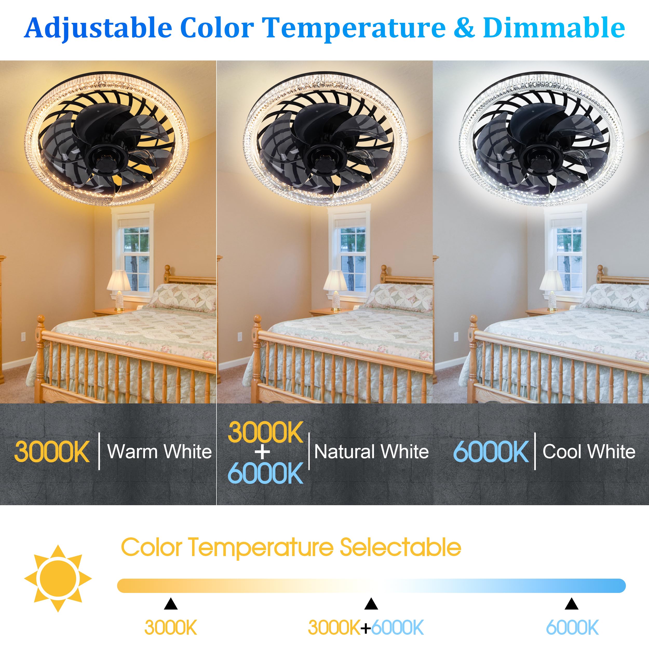 CybaaLuxzus dimmable brightness and color temperature for versatile lighting