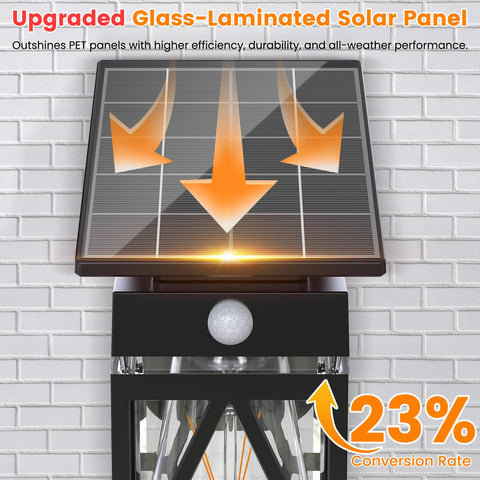 Cybrasc diamond-shape solar wall lights showcase stylish geometry and secure IP65 protection.