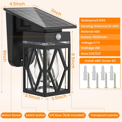 Cybrasc E26-bulb accessible design lets you swap bulbs for custom brightness.