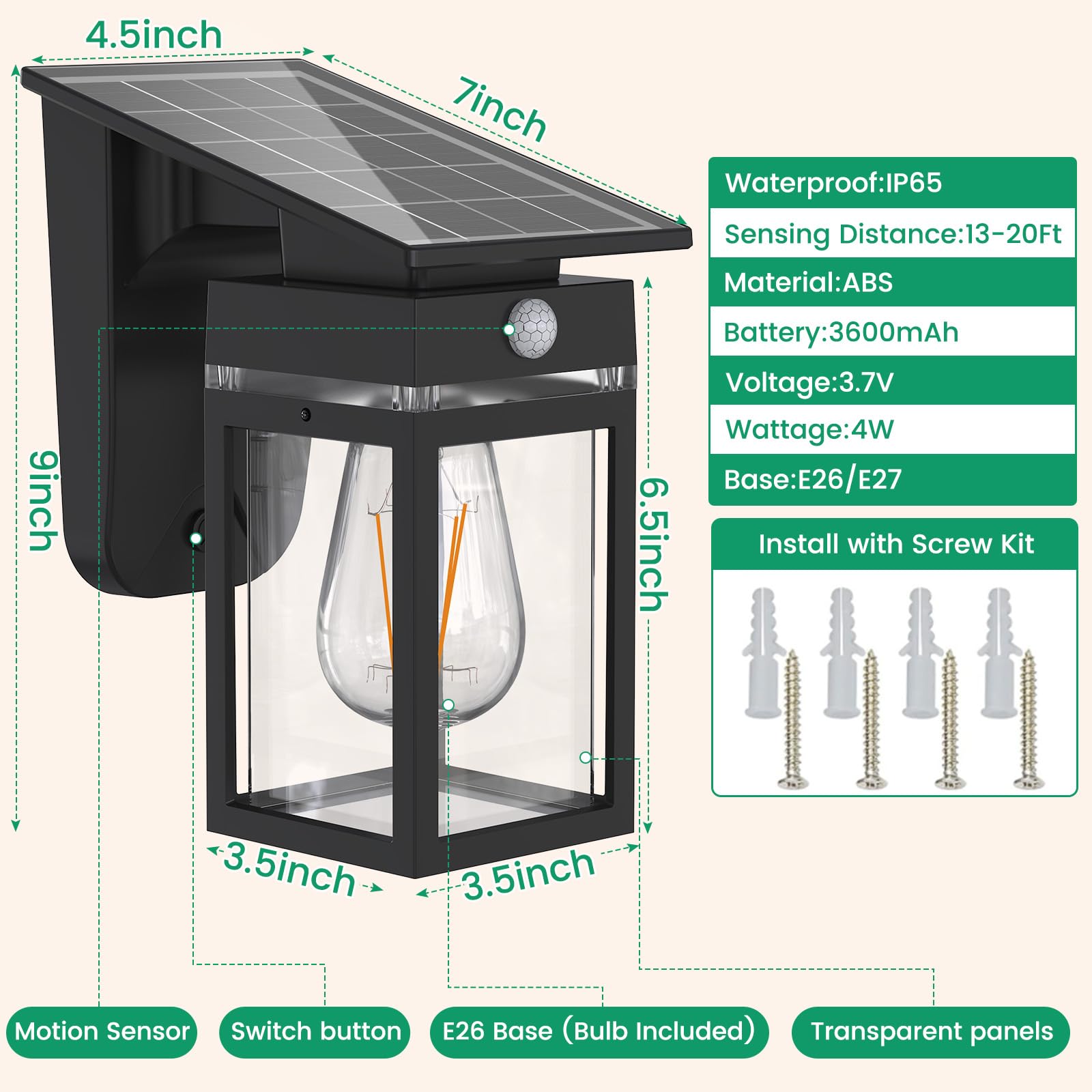 Cybrasc compatible with standard E26 bulbs for easy customization