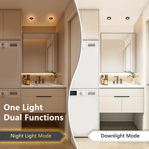CycevSun 3-inch LED downlight with 2700K-5000K options for versatile ambience