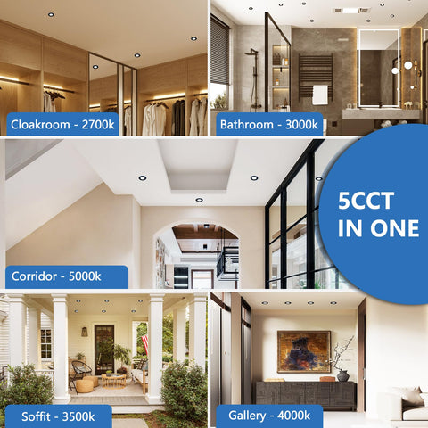 CycevSun ETL-listed IC-rated recessed light safe near insulation