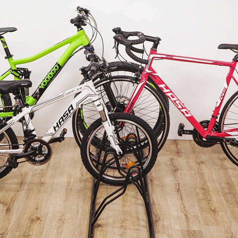 CyclingDeal bicycle floor rack stand 5-year warranty assurance