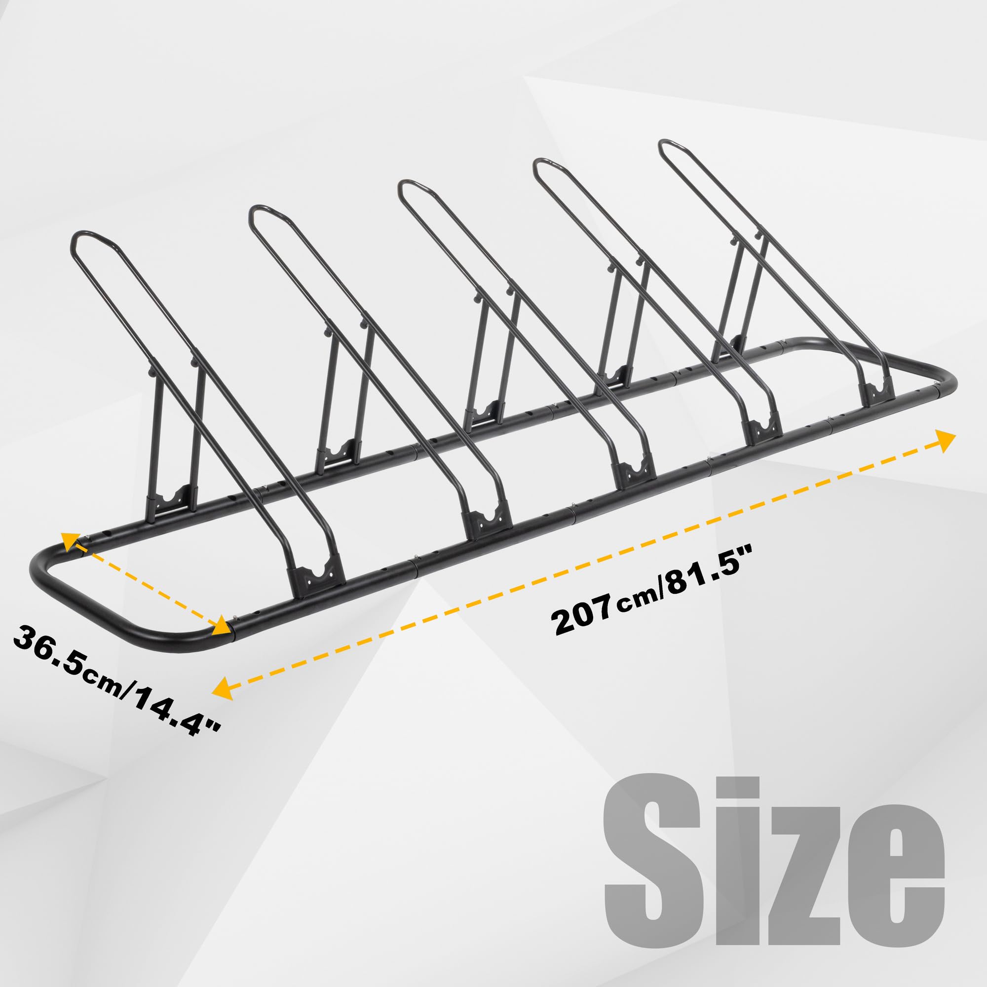 CyclingDeal durable steel black finish; reliable bike storage.