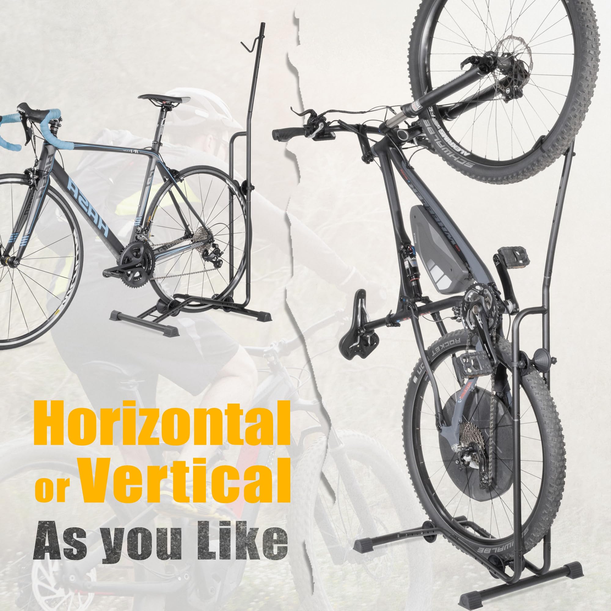 CyclingDeal stand compatible with 29-inch wheels including MTB and road bikes