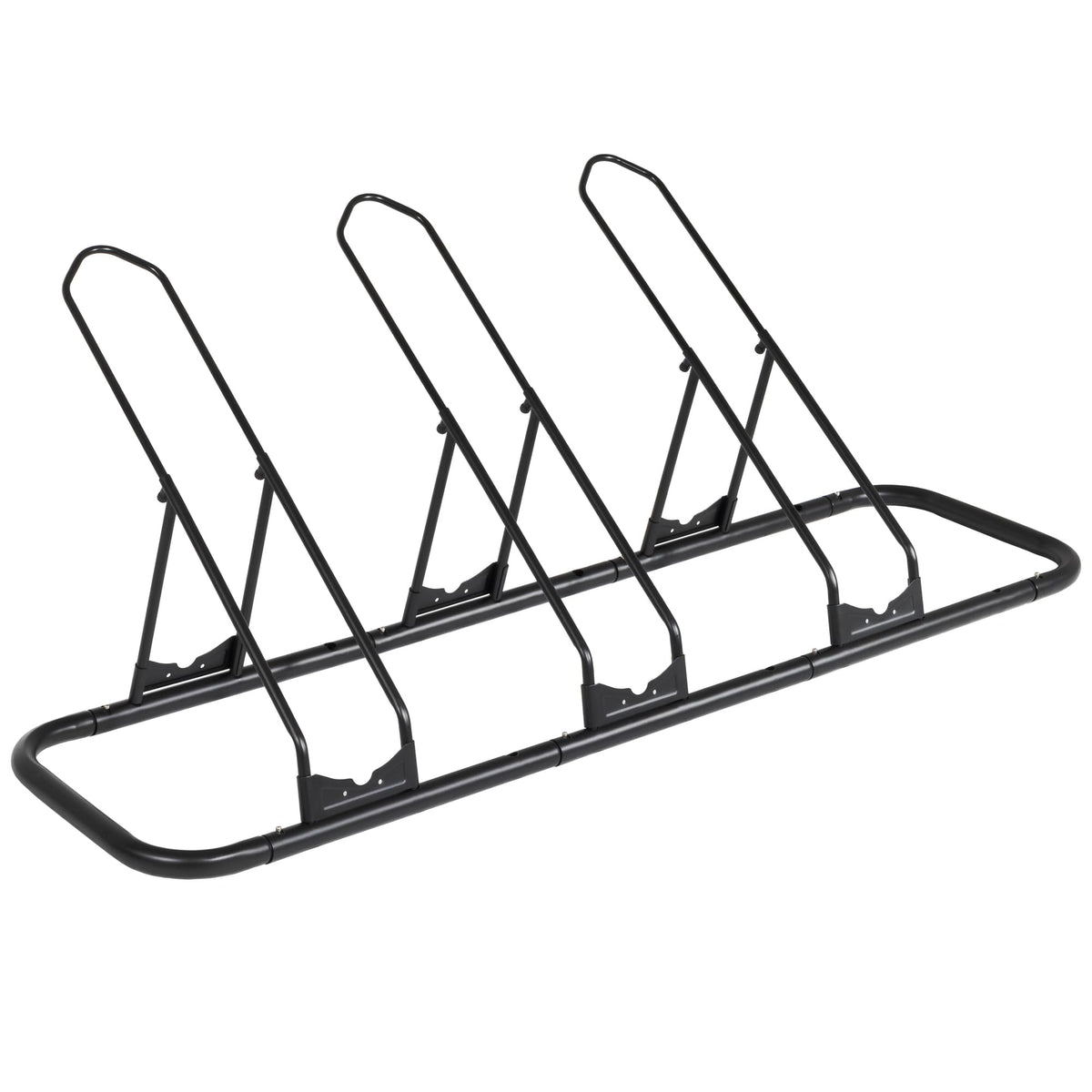 CyclingDeal fat bike rack front view for secure indoor storage