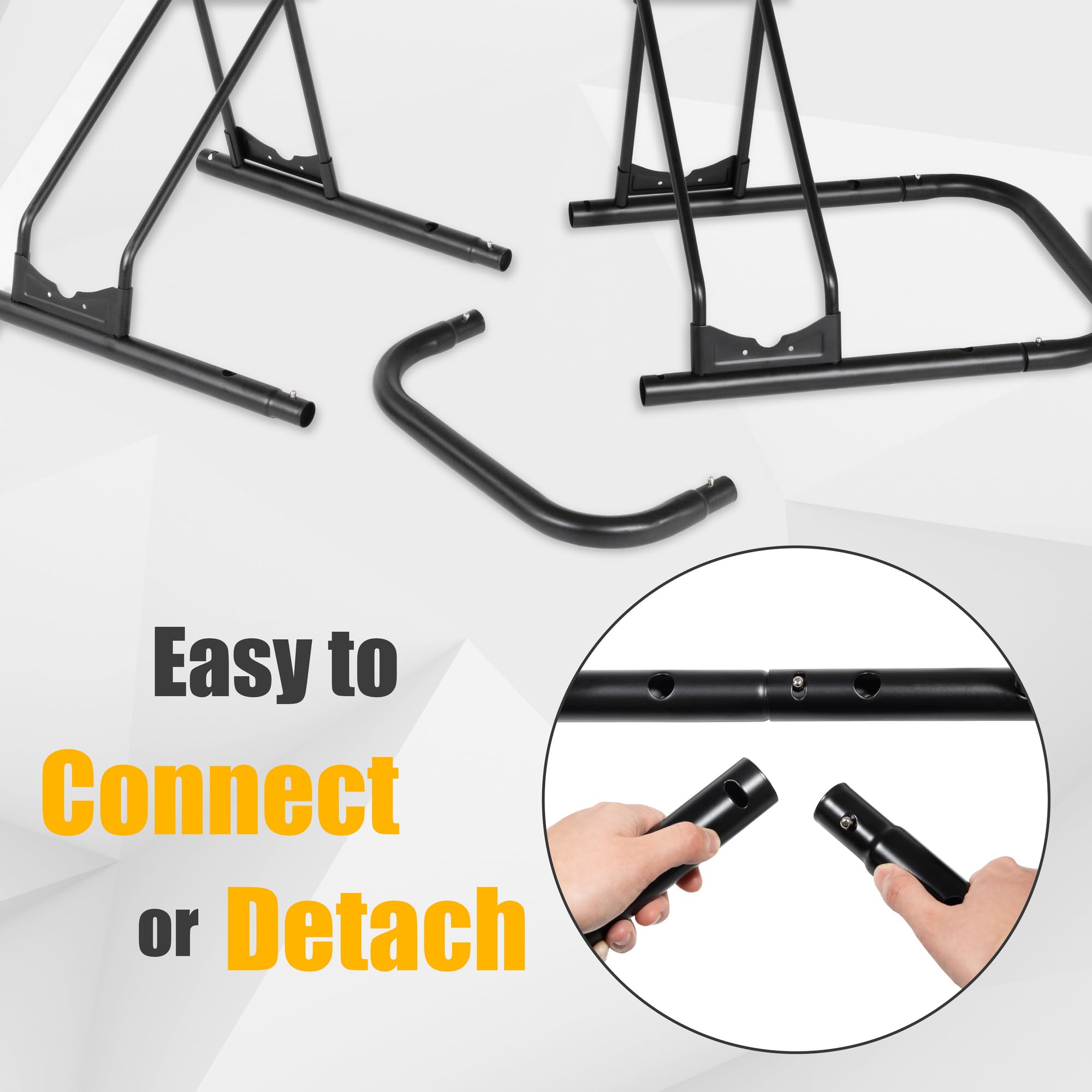 CyclingDeal three-bike storage fits compact home garages
