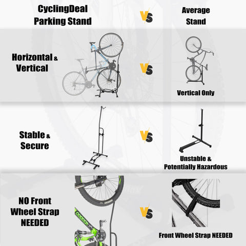 CyclingDeal three-pulley system adjustable helps fit bikes of different sizes