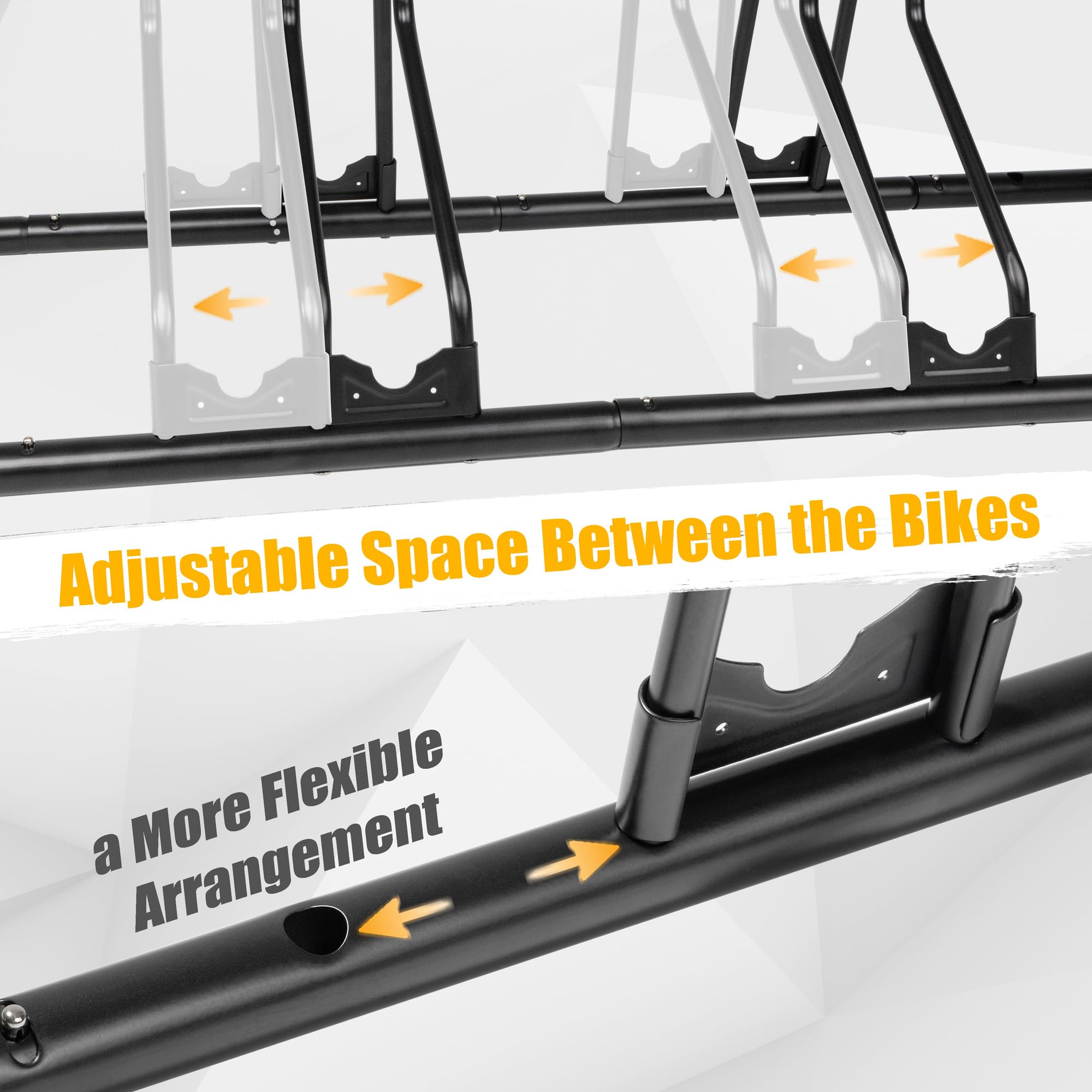 CyclingDeal wheel holder safety design minimizes contact with wheels
