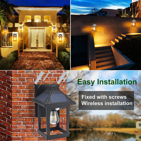 CYHKEE wall-mount bracket enables quick, tool-free porch installation.