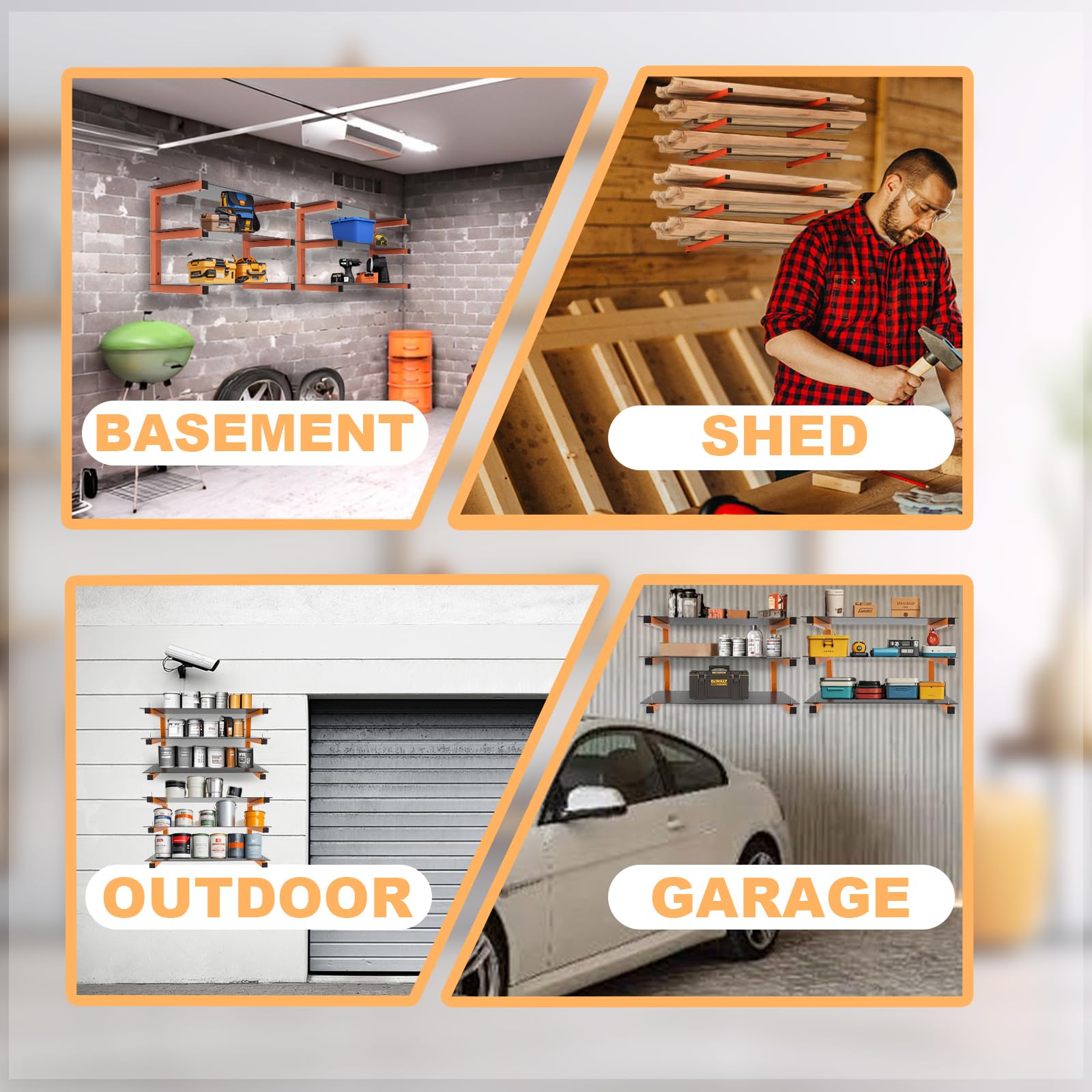 Cyhwealth space-saving design frees workshop floor for movement and projects.