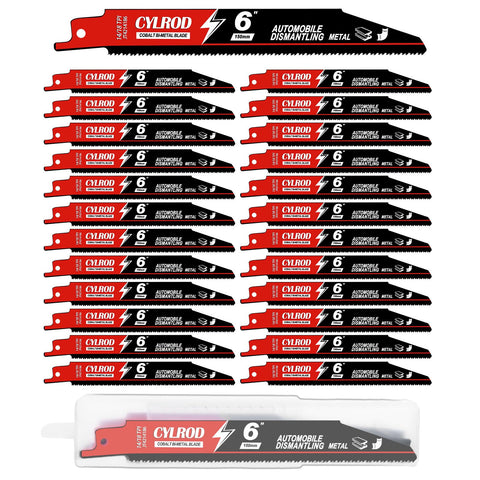 Cylrod 6in blade with 14-18 TPI for fast metal cutting.