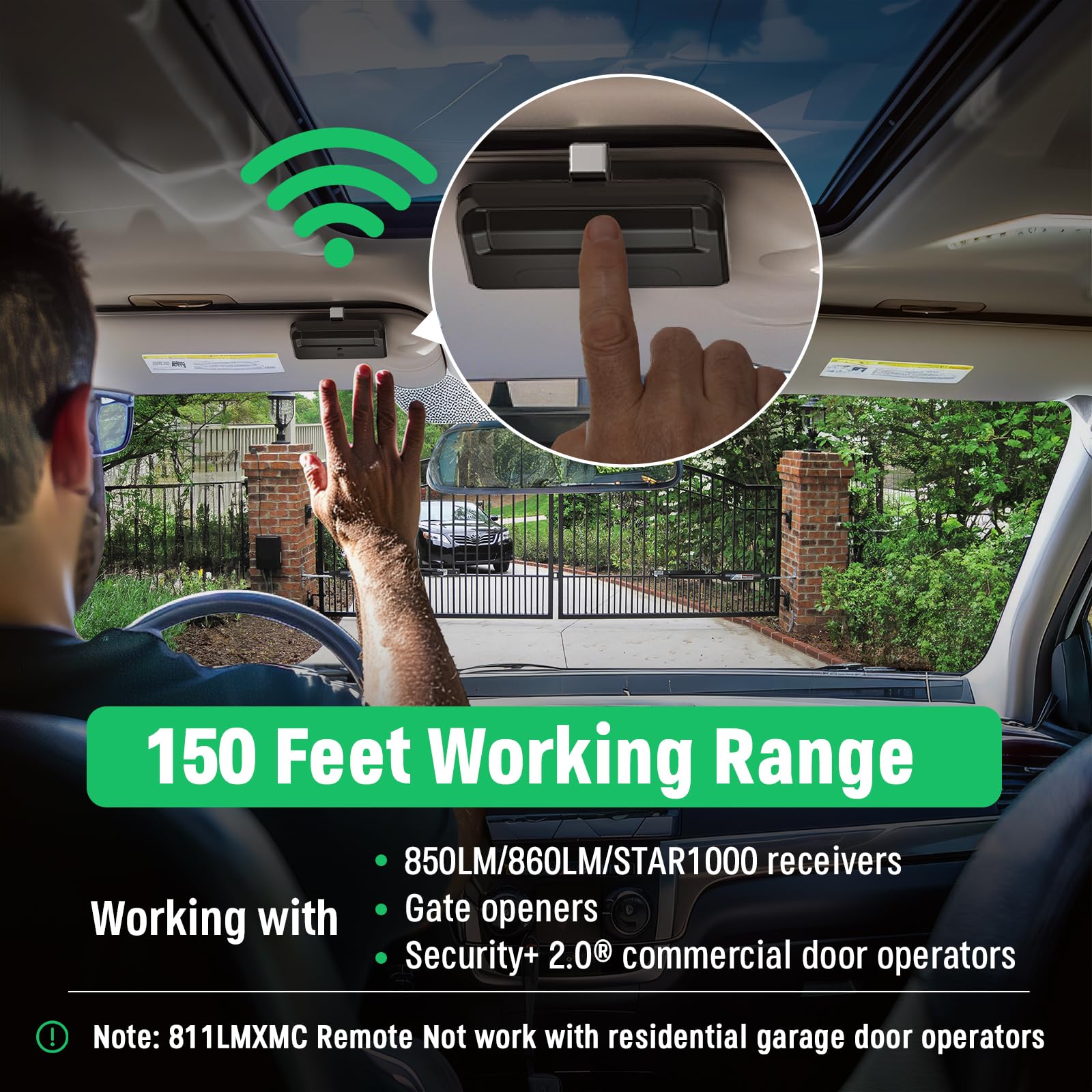 Cylrod 811LMX MC remote compact design fits tight spaces