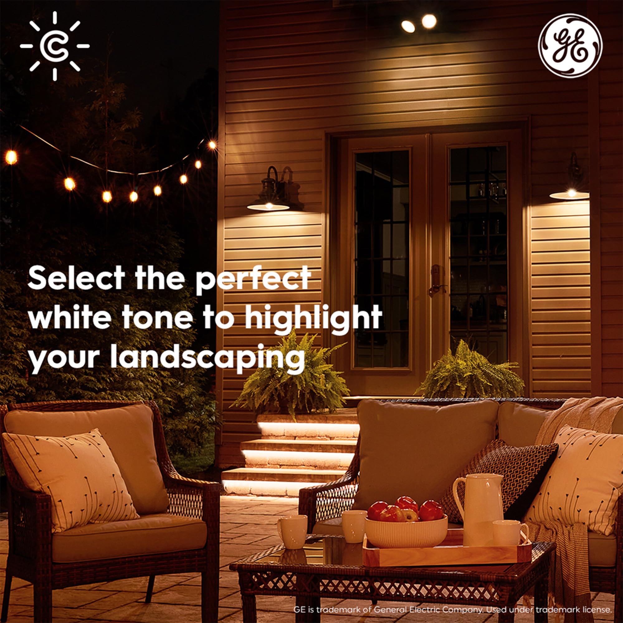 Cync GE PAR38 dimmable bulb adapts brightness for evenings and gatherings