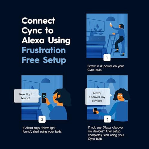 Cync GE PAR38 scheduling at dusk to enhance home security and ambiance