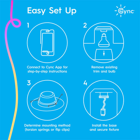 Cync GE Reveal downlight lets you control lighting remotely from anywhere.