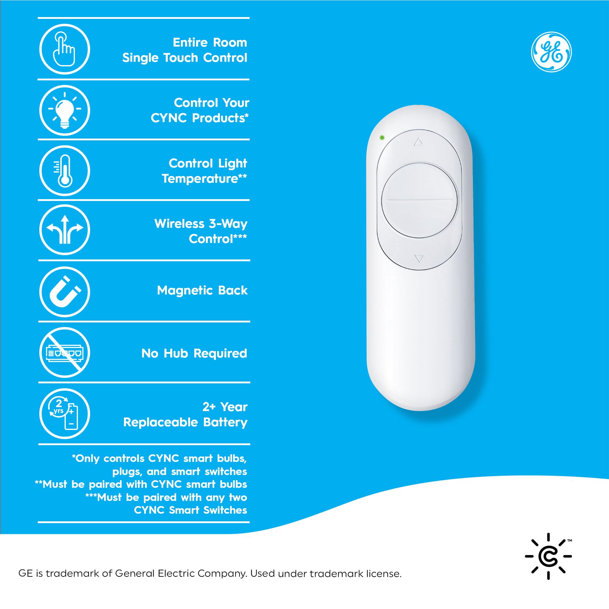 Remote with magnetic back stores easily on metal surfaces