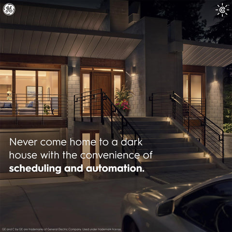 Schedule and scenes via the app for convenience.