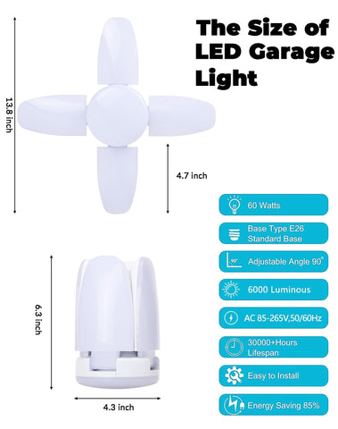 Cynlink LED shop light with aluminum heat sink for efficient cooling