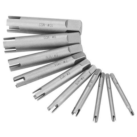 CYSFETENA M14 4‑flute extractor handles medium stubborn bolts