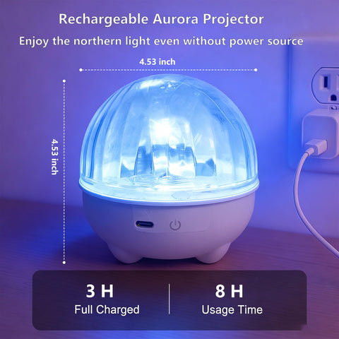 CYSMJDKJ Wireless bathroom-safe projector adds ambient lighting anywhere.