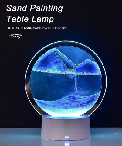 CYSRALFC Moving Sand Art Lamp sand-flow creates calming visual motion.