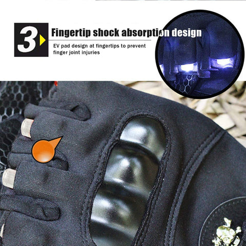Cyuanxgr night camping setup with hands-free illumination on the gloves.