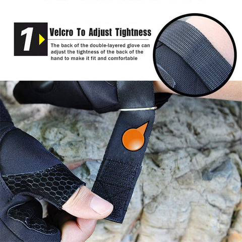Cyuanxgr glove with wrist battery pack area illustrating compact power source.