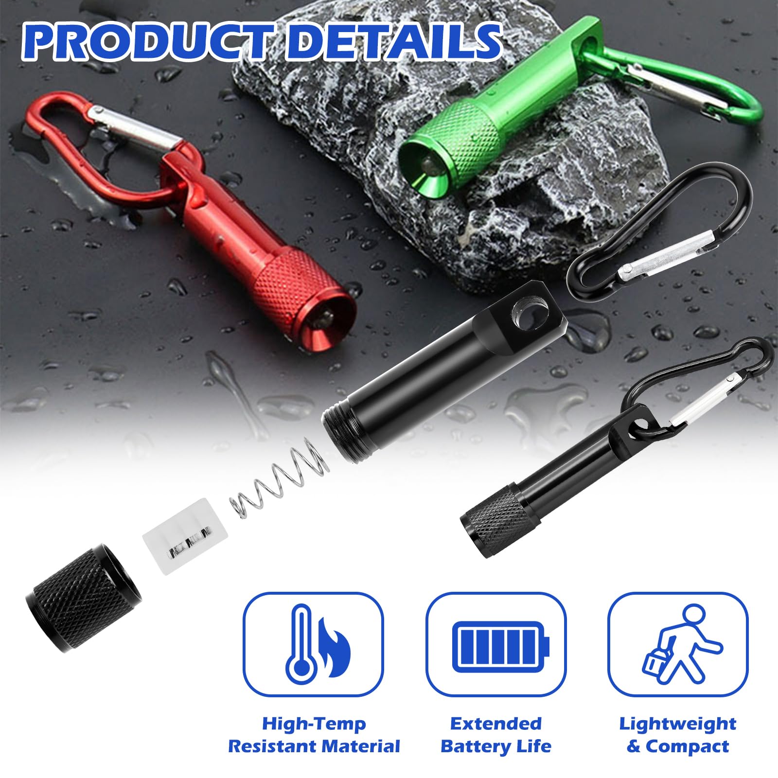 CZBRO compact pocket flashlight for easy carry