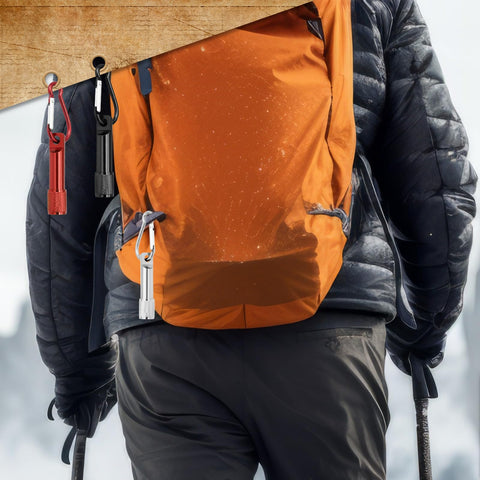 CZBRO clip-on flashlight attaches to belts and bags